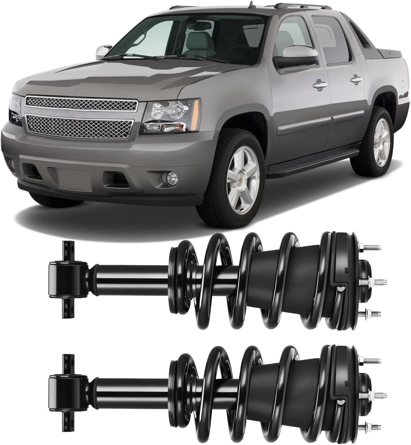YITAMOTOR Front Complete Strut Rear Suspension Shocks Compatible with 2007-2020 Chevrolet Suburban Tahoe Avalanche 2007-2020 GMC Yukon