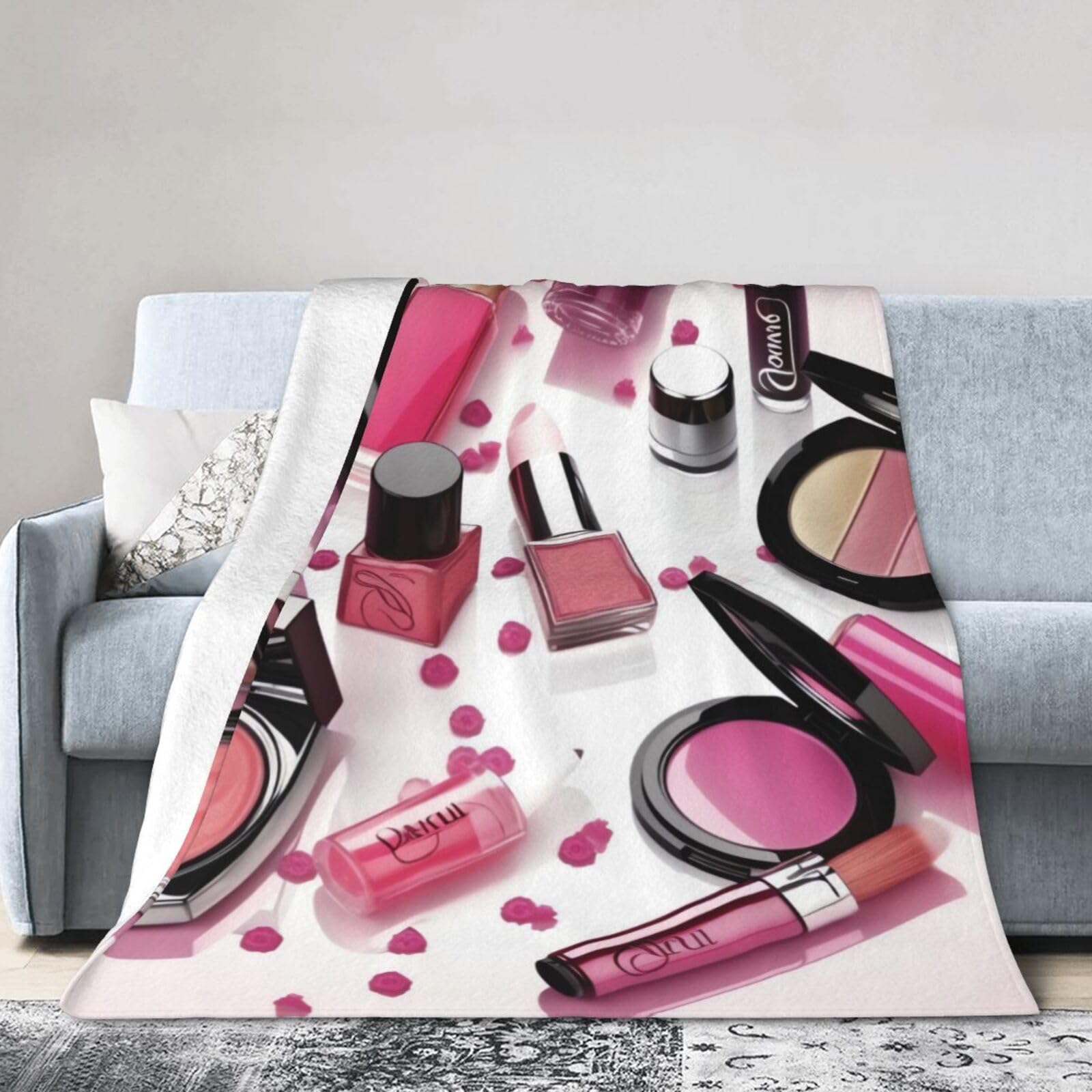 Couverture ultra douce Modern Girl haut de gamme en micro-polaire durable pour lit