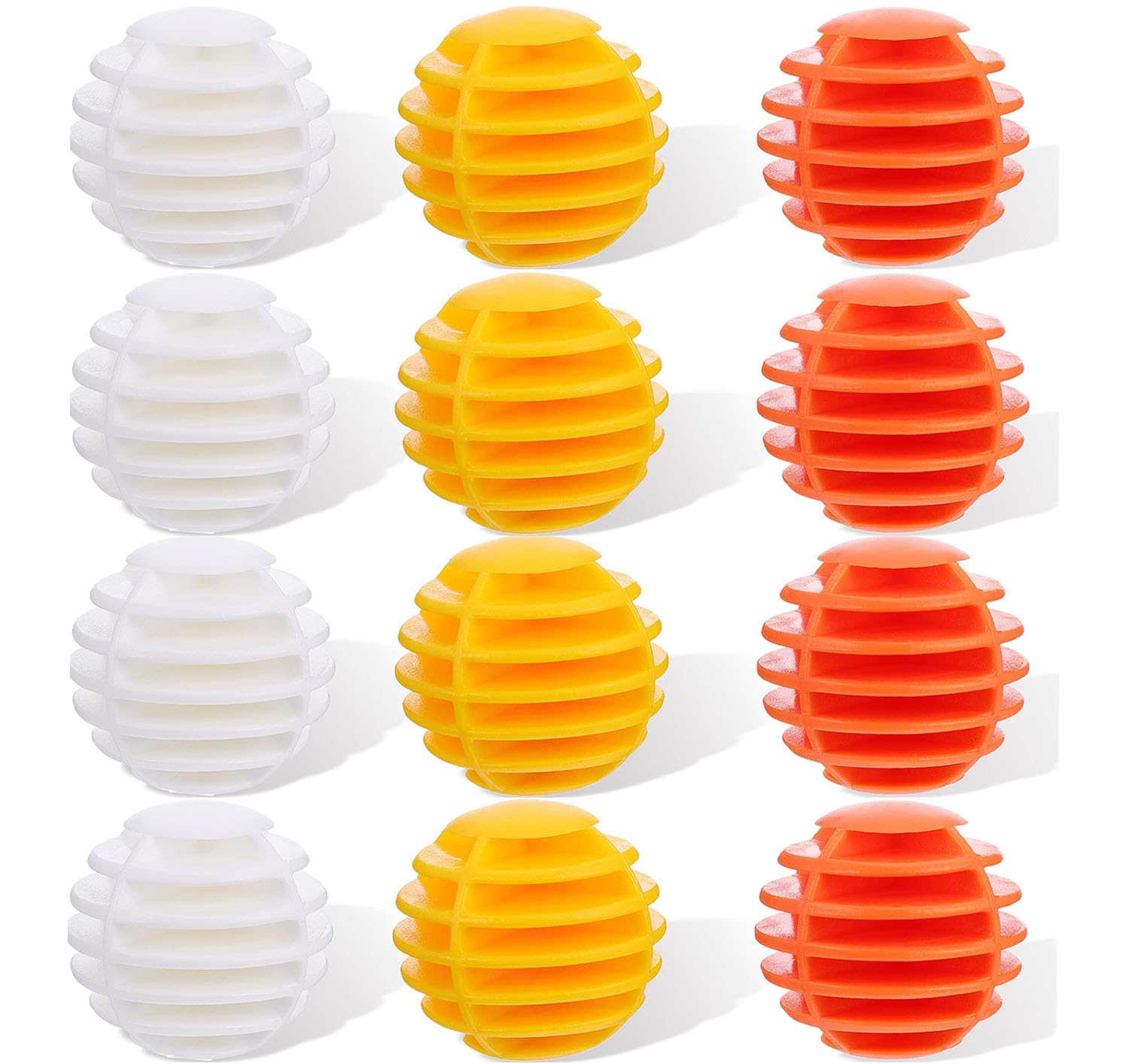 AOMAG Practice Golf Balls 12 Pack, Limited Flight Colored Plastic Golf Balls - Training Golf Balls for Swing Practice, Driving, Backyard, Basement & Indoors