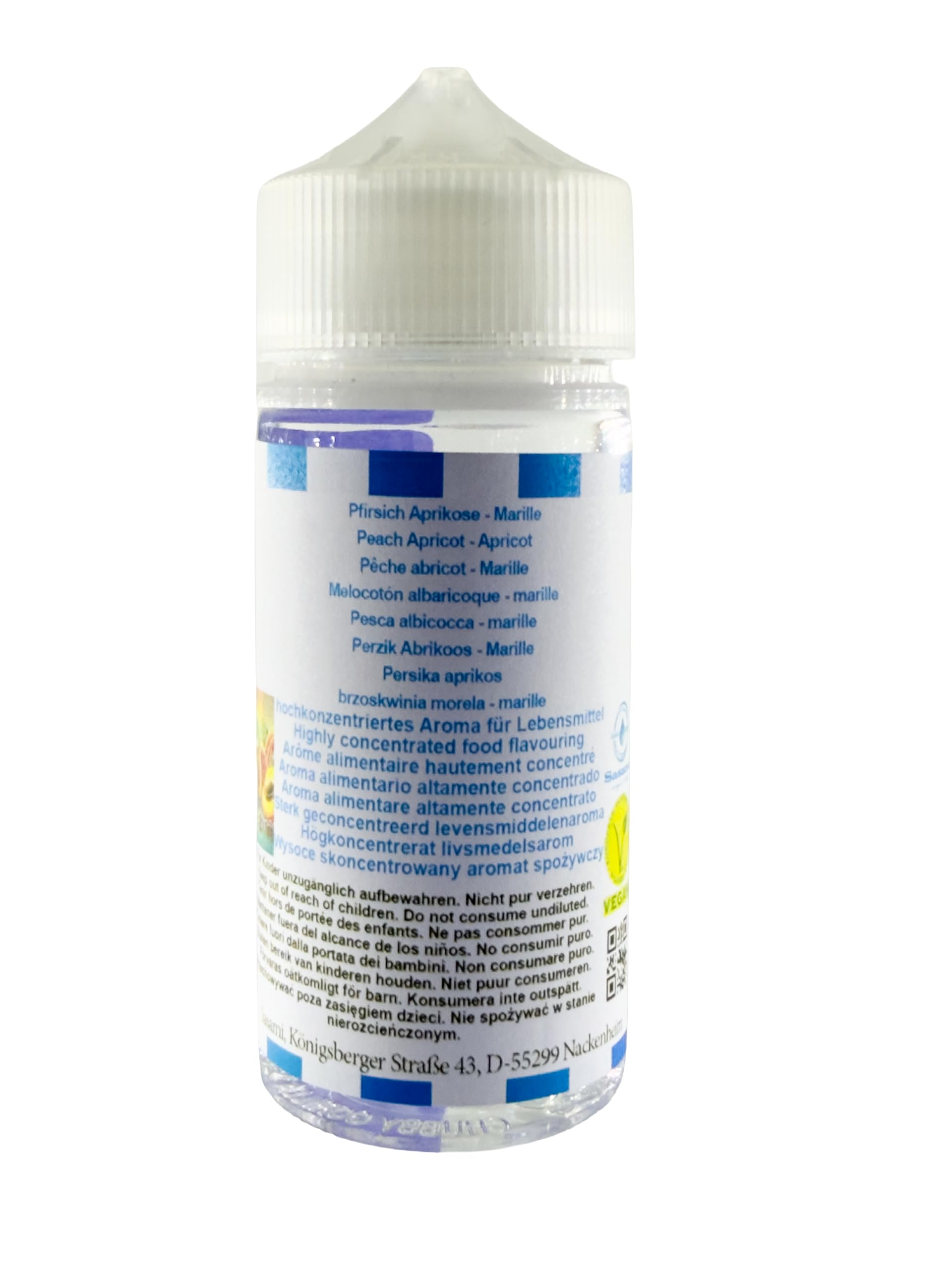 Melocotón albaricoque - marille aroma concentrado - Vegano - Sasami - 100ml