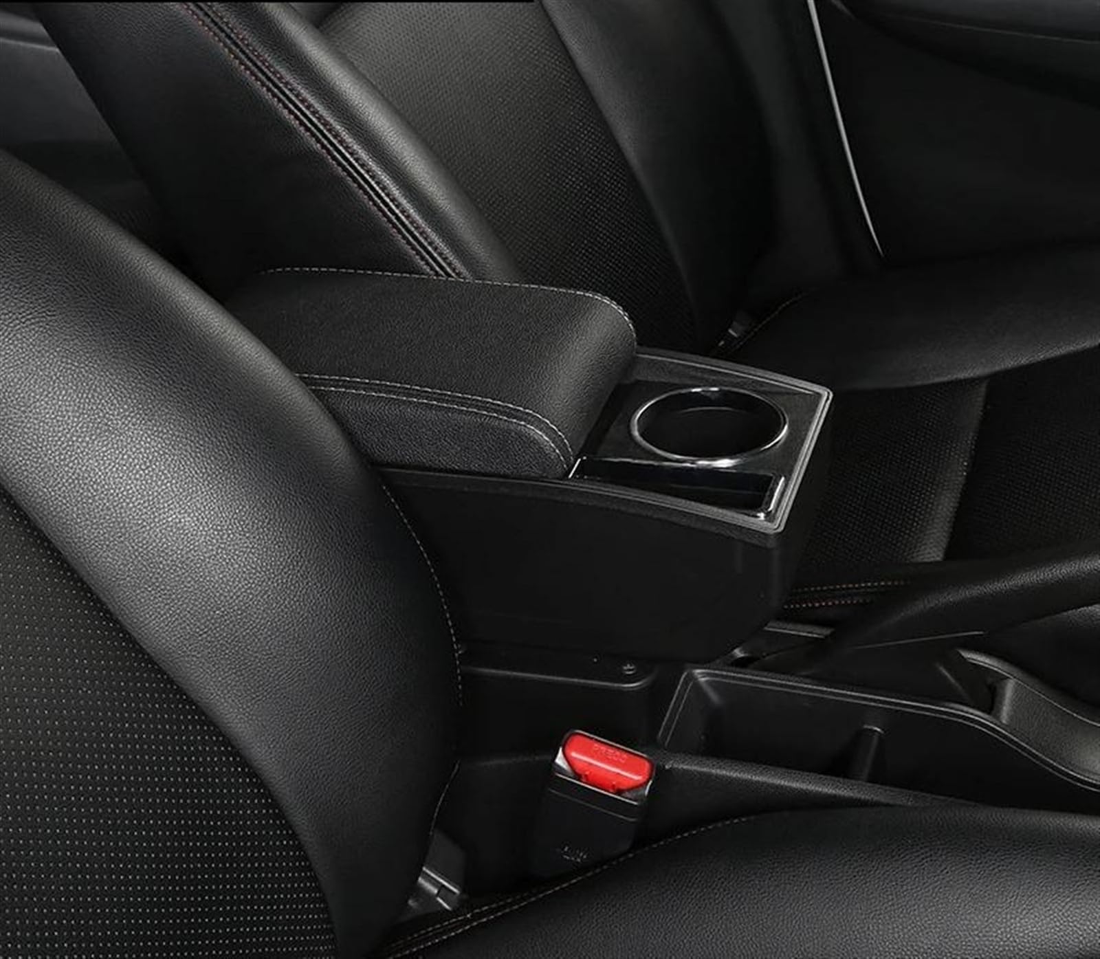 NOHEEU Car Armrest Box 2018-2023 Retrofit Parts Storage Interior Details For Jimny JB74(White line)