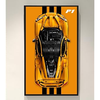 Photo Frame Compatible with Lego Technic P1 18 42172 without Car