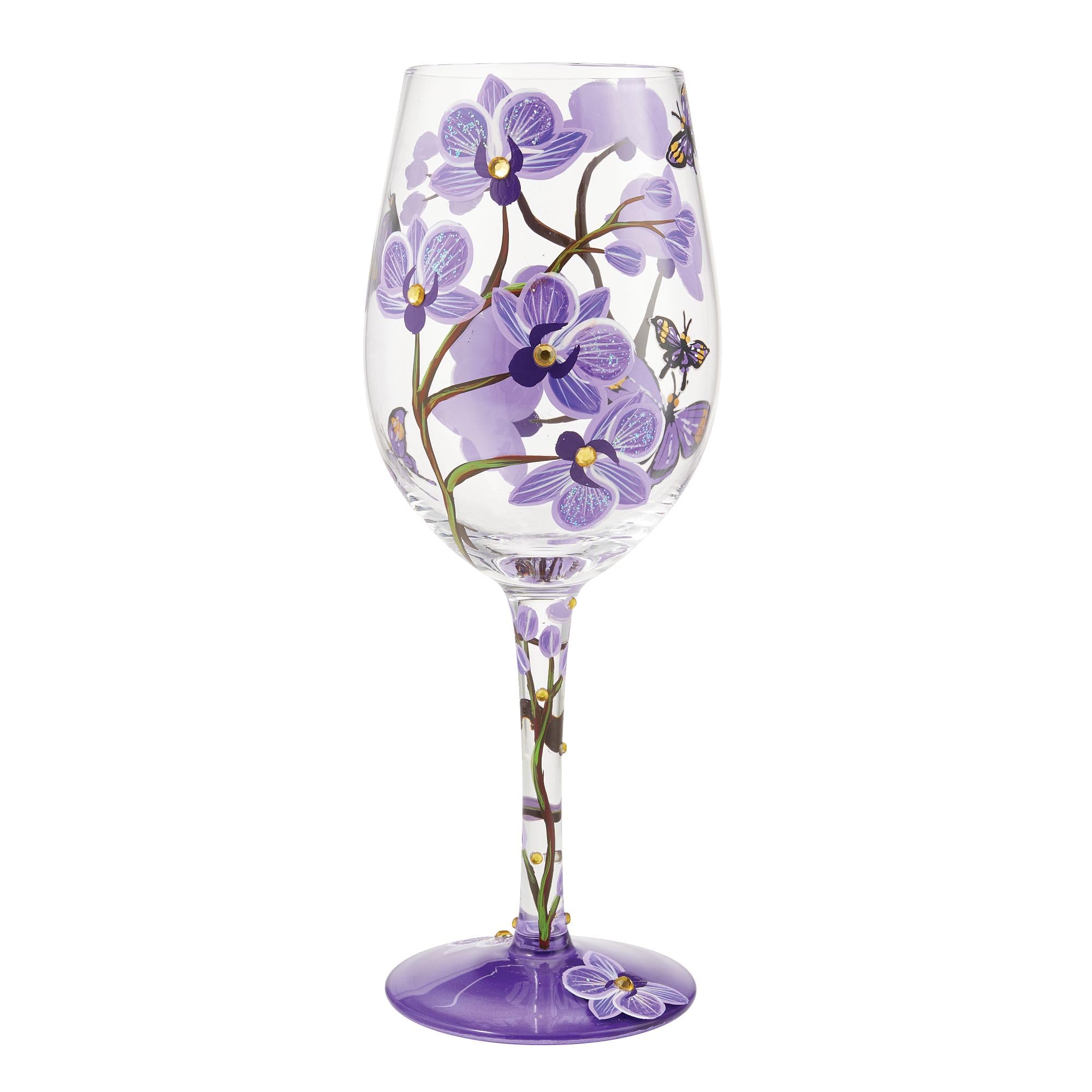 Enesco Copa De Vino Mariposas