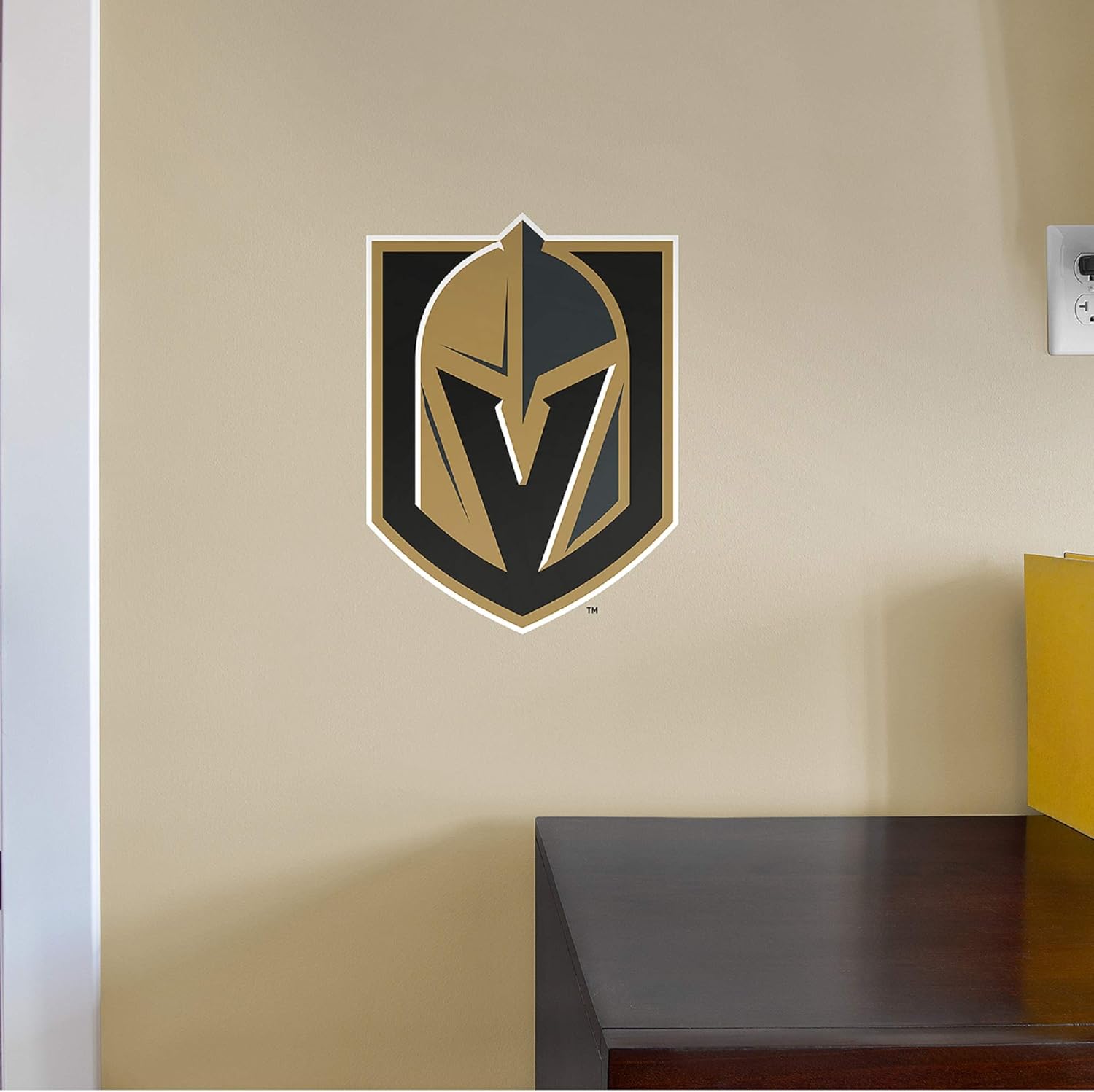 Buy Fathead Nhl Vegas Golden Knights Logo Officially Licensed Removable Wall Decal Online In Indonesia B07k2y77my