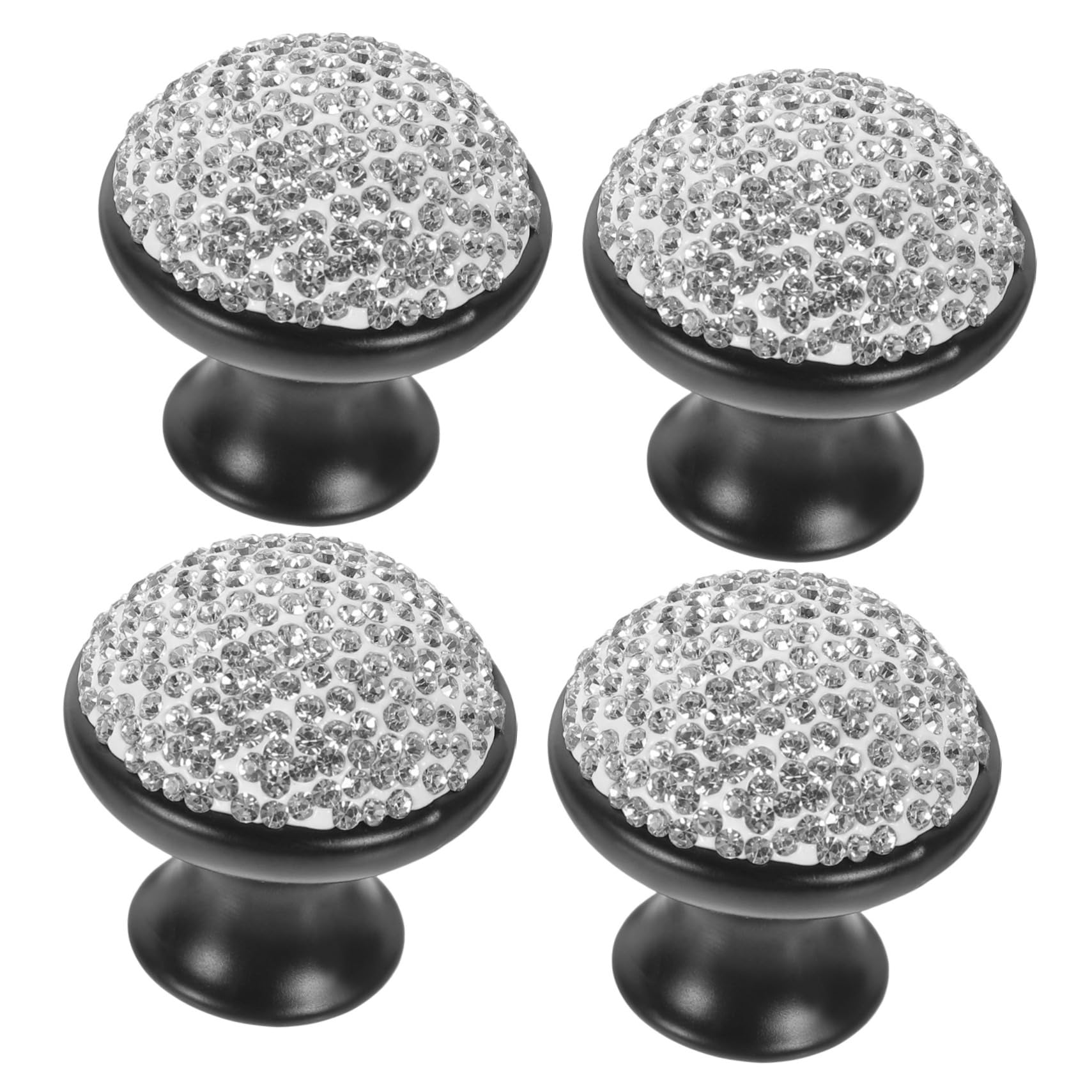 Angoily 16stücke Aluminiumlegierung Türknöpfe Mushroom Design Kreative Schubladengriffe Für Möbel Schrank Und Küchenschränke Weiß