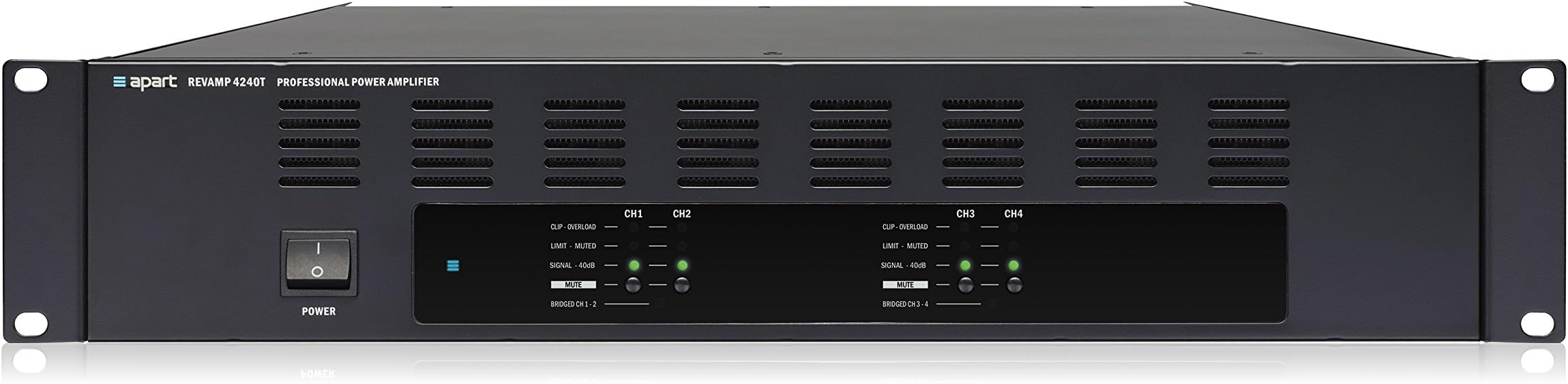 APART AUDIOAMPLIFIER 4x240W 100V REVAMP4240T