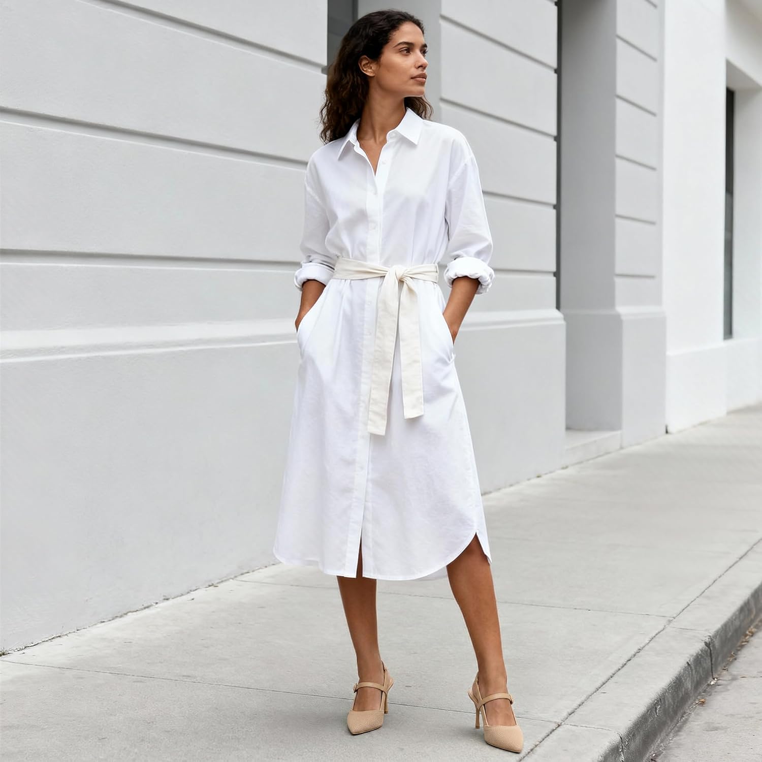 Closed Toe Heels for Women Pointed Toe Stiletto Knitted Slingback Heels Womens Pumps Wedding Dress Shoes - Image 3