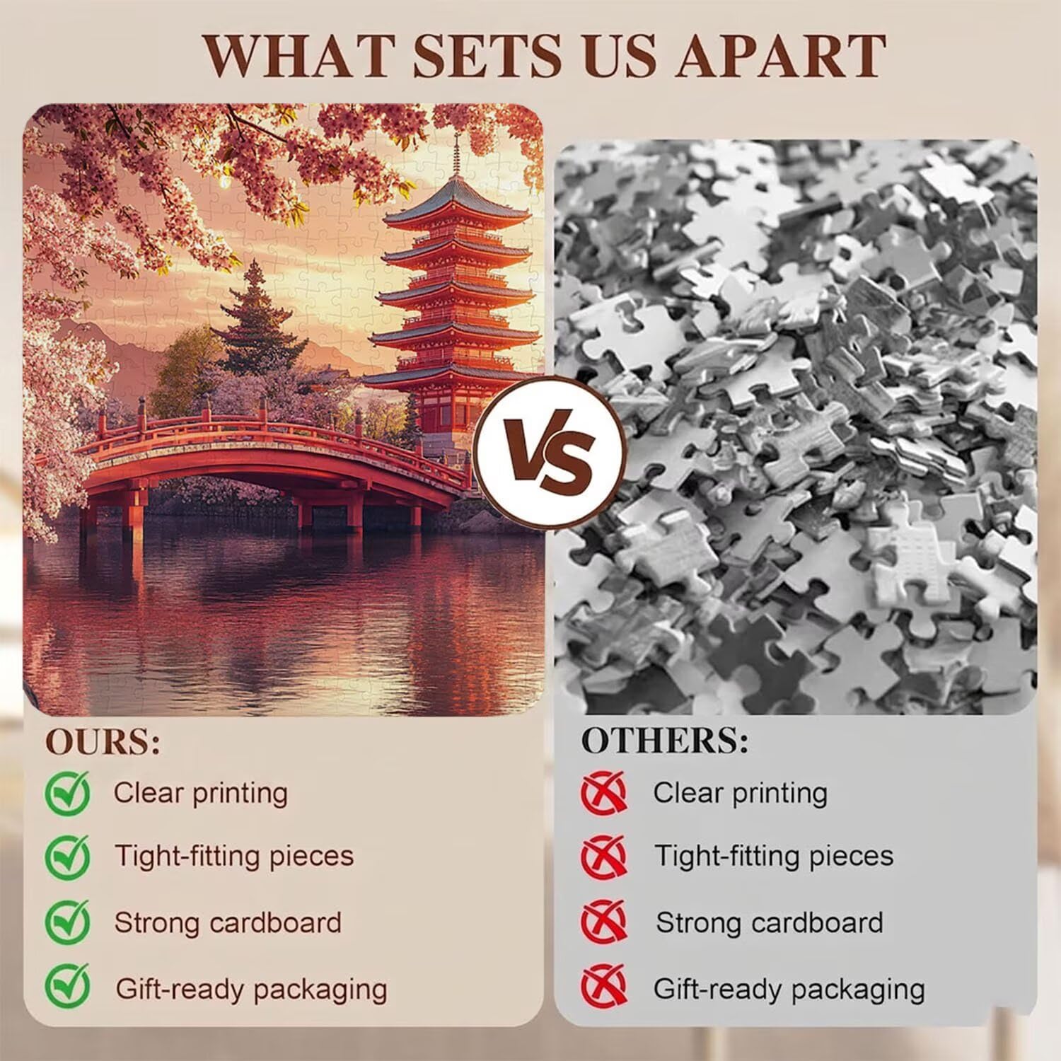 ponte attico Puzzle 5000 Pezzi per Adulti, Puzzle in Legno - Collezione Classica con Poster Incluso - Sfida di Concentrazione e Passatempo Antistress, Gioco Educativo per Famiglia, 156 x 105 cm f0-834