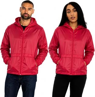 Modische Regenjacke, einfarbig, unisex, mit Kapuze, für Erwachsene