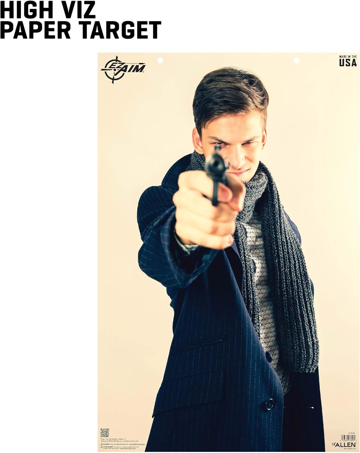 Photo Real Male Threat, 23 x 35, 50-Pack