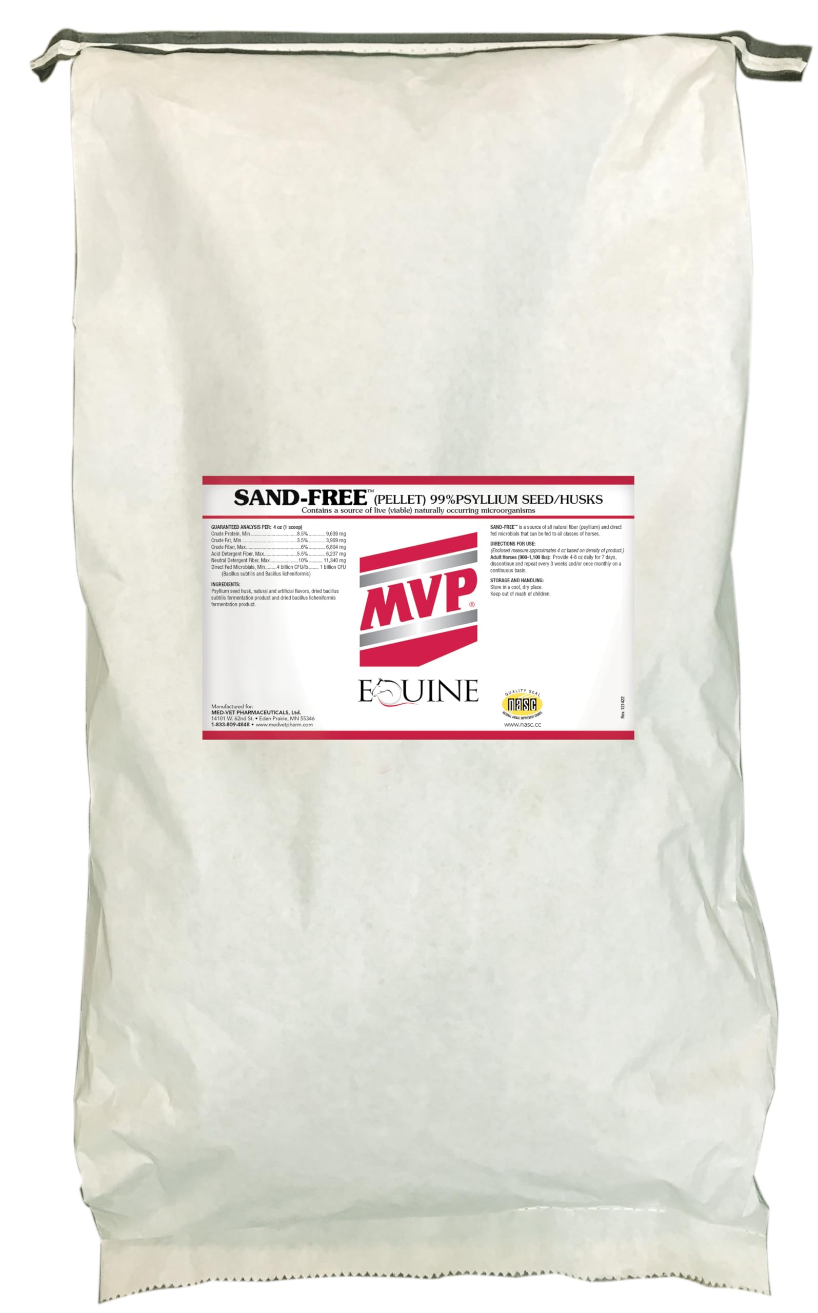 MVP Sand-Free (50lb) Supports Healthy Intestinal Function in Horses