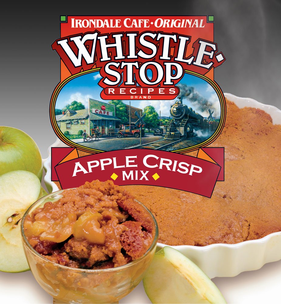 Original WhistleStop Cafe Recipes | Apple Crisp Batter Mix | 9 oz. | (6 Pack)
