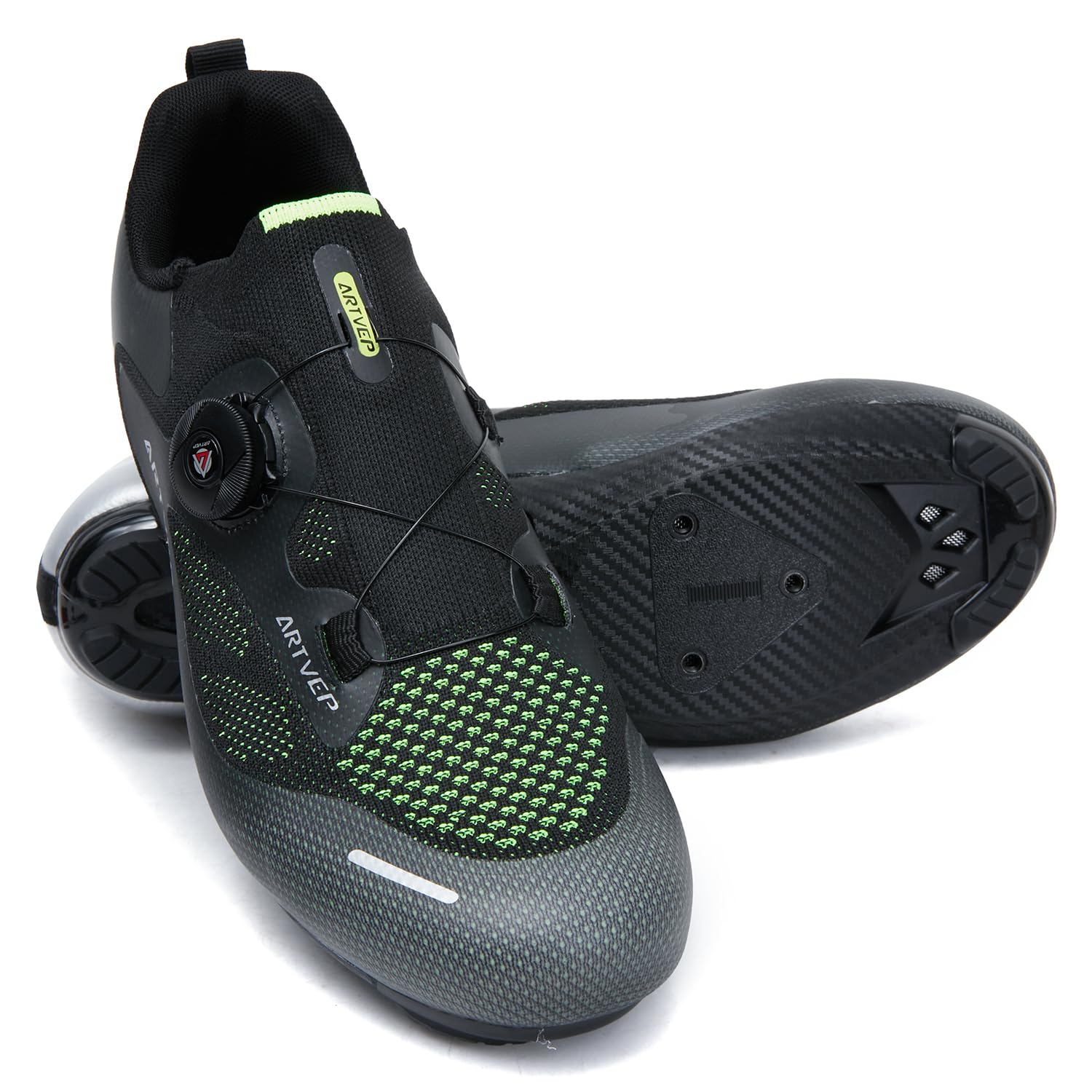 Scarp da Ciclismo Leggere Uomo Scarpe Bicicletta Strada Donna compatibili KEO Pedale Unisex Scarpe Bicicletta Ventilate Compatibile Installazione SPDSL & Peloton Bike Cleats