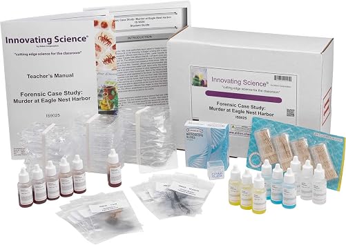 Innovating Science Forensic Lab Kit, Murder at Eagle Nest Harbor, 15 Groups