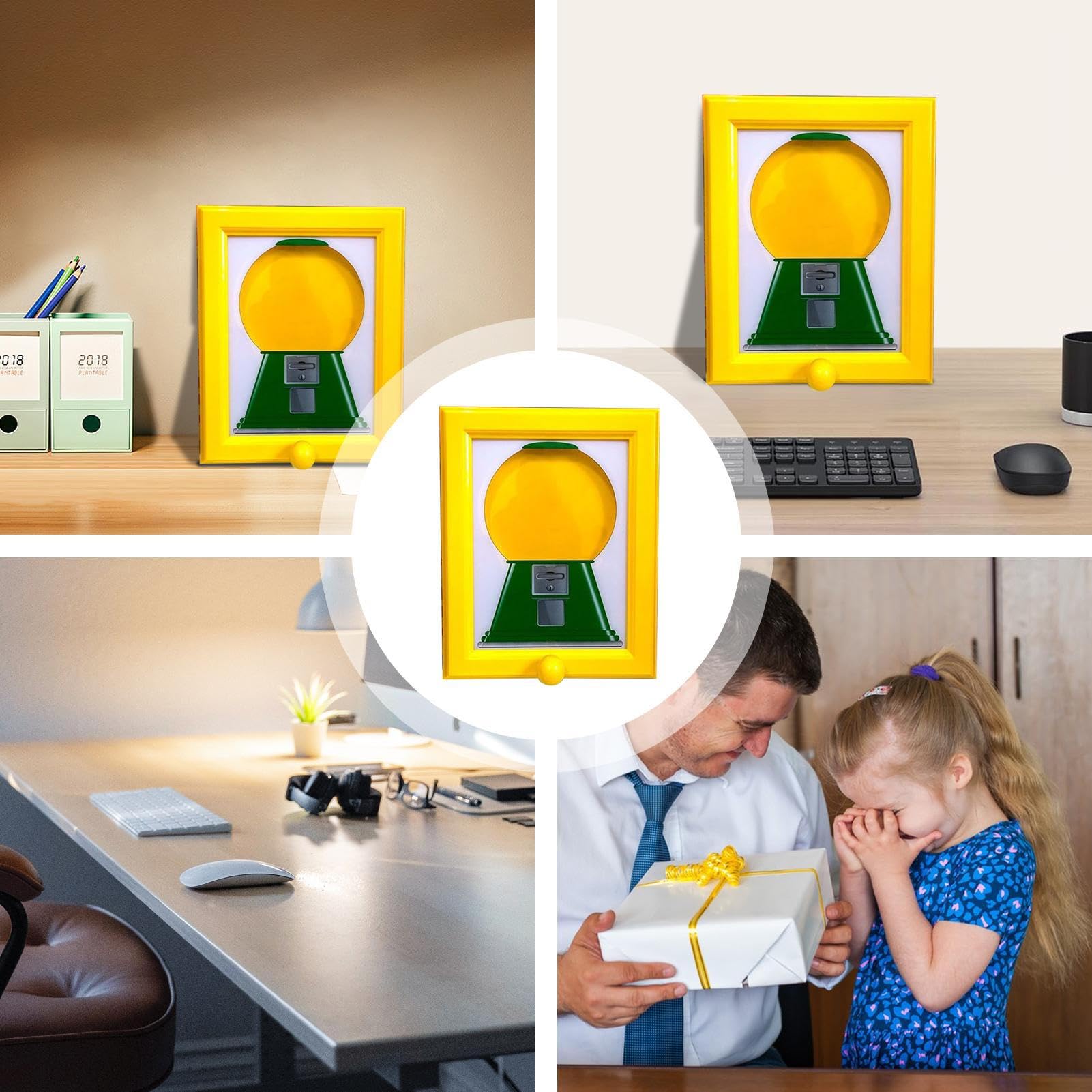 Süßigkeiten Spender Rahmen- Handy-Candy Frame, Bilderrahmen Mit Süßigkeiten-Spender Für Kinder,Süßigkeitenspender Bilderrahmen Für Studios Wohnzimmer Geburtstage Feiertage