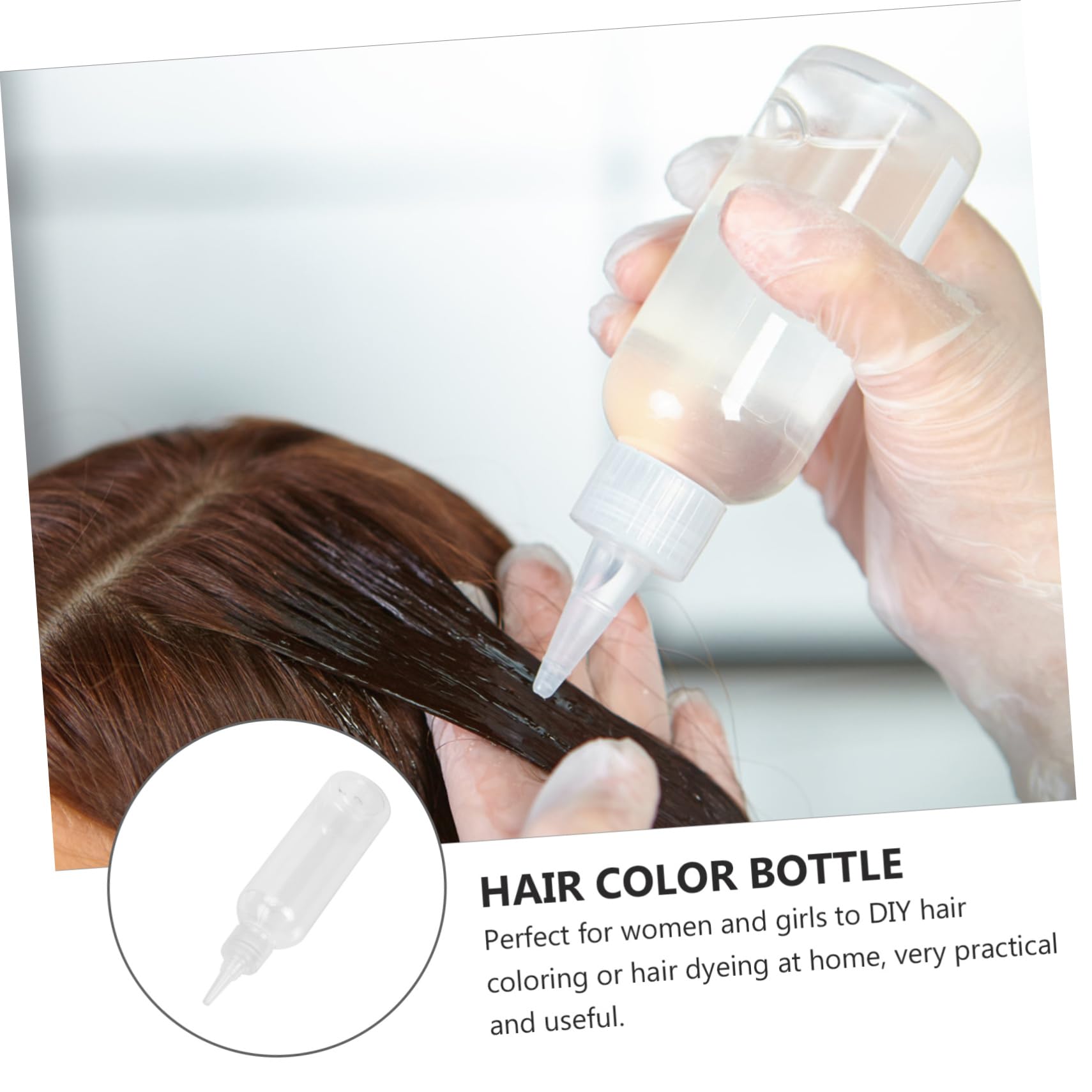 30 Stück Haarfarbenflaschen 100 Ml Pe Quetschflaschen Mit Schmaler Öffnung Haarfärbemittelflaschen Applikator Für Präzises Dosieren Bei Haarfärbung