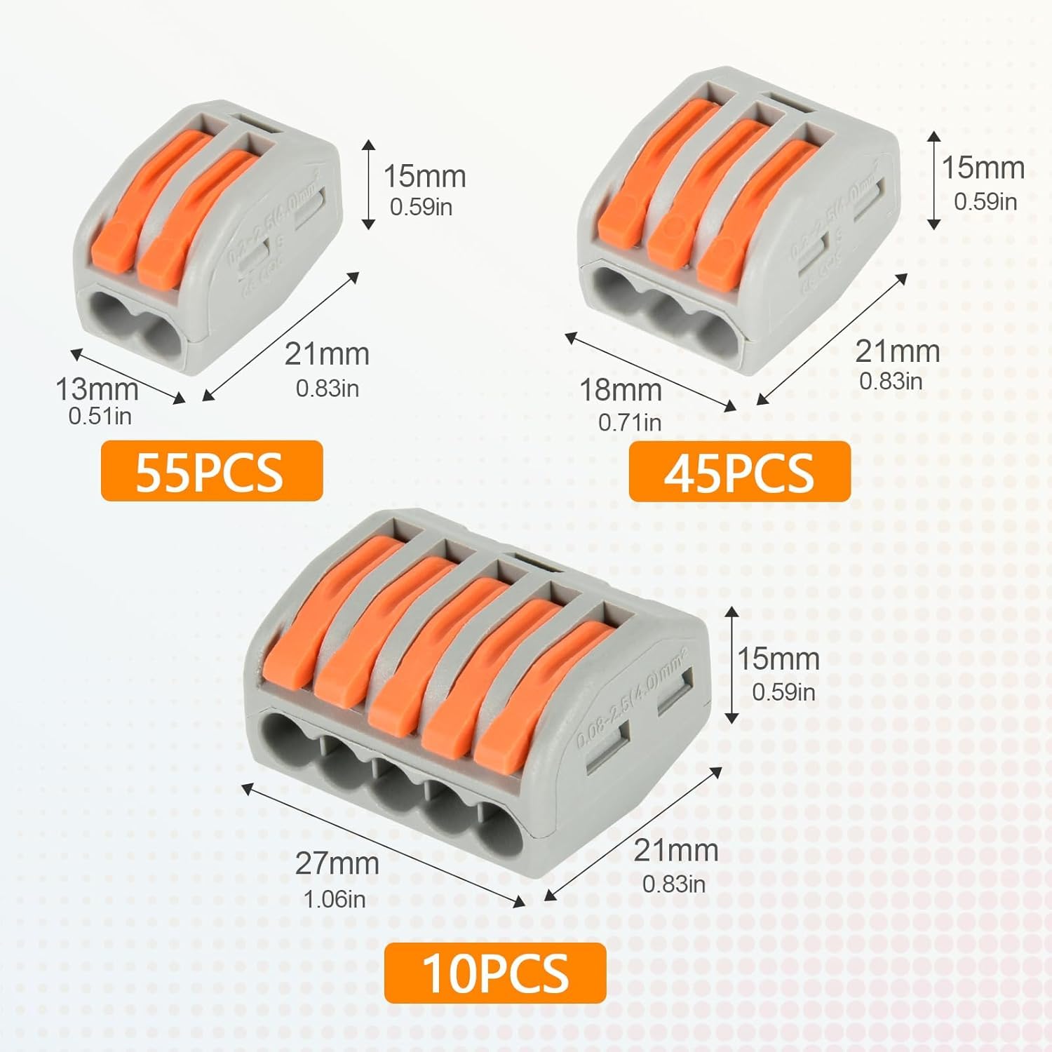 110 PZ Connettori elettrici con asta di controllo