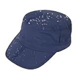 TOP-EX Men's Waterproof Army Hat - Foldable Brim Cadet Military Cap for Golf, Running, Outdoor, Dad Baseball Cap