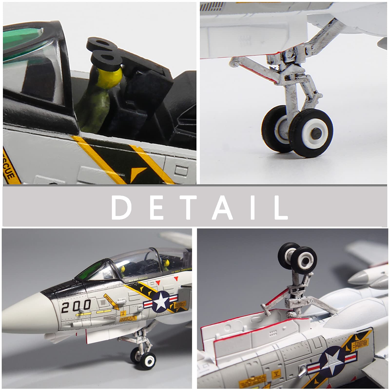 Amazon.co.jp: 1:72 F-14A Tomcat Model Kit Fighter Aircraft