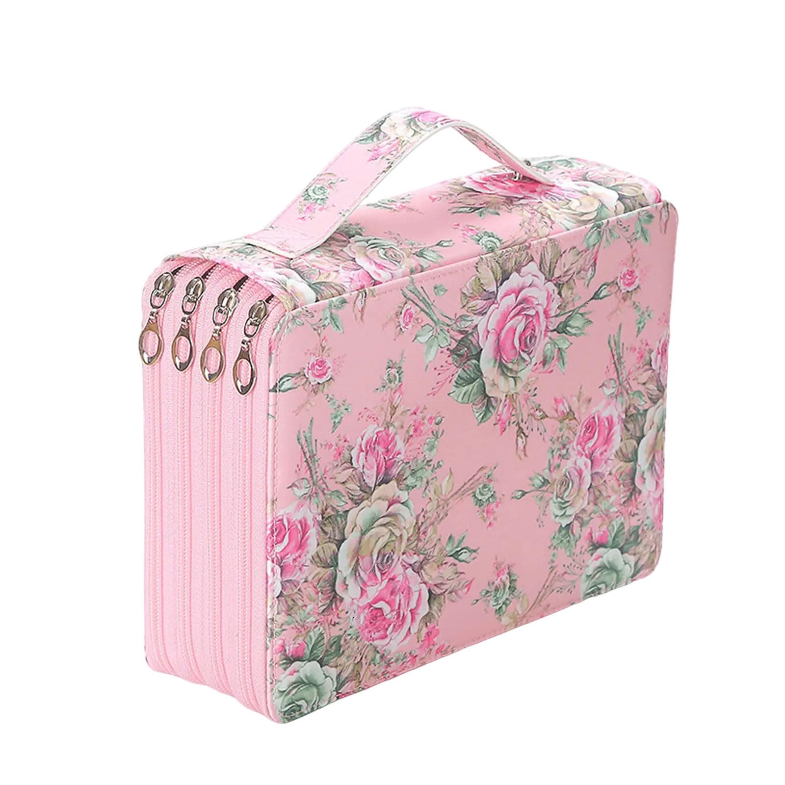 Grande trousse à crayons avec 200 compartiments multifonctions avec fermeture éclair pour adultes, adolescents, artistes, a