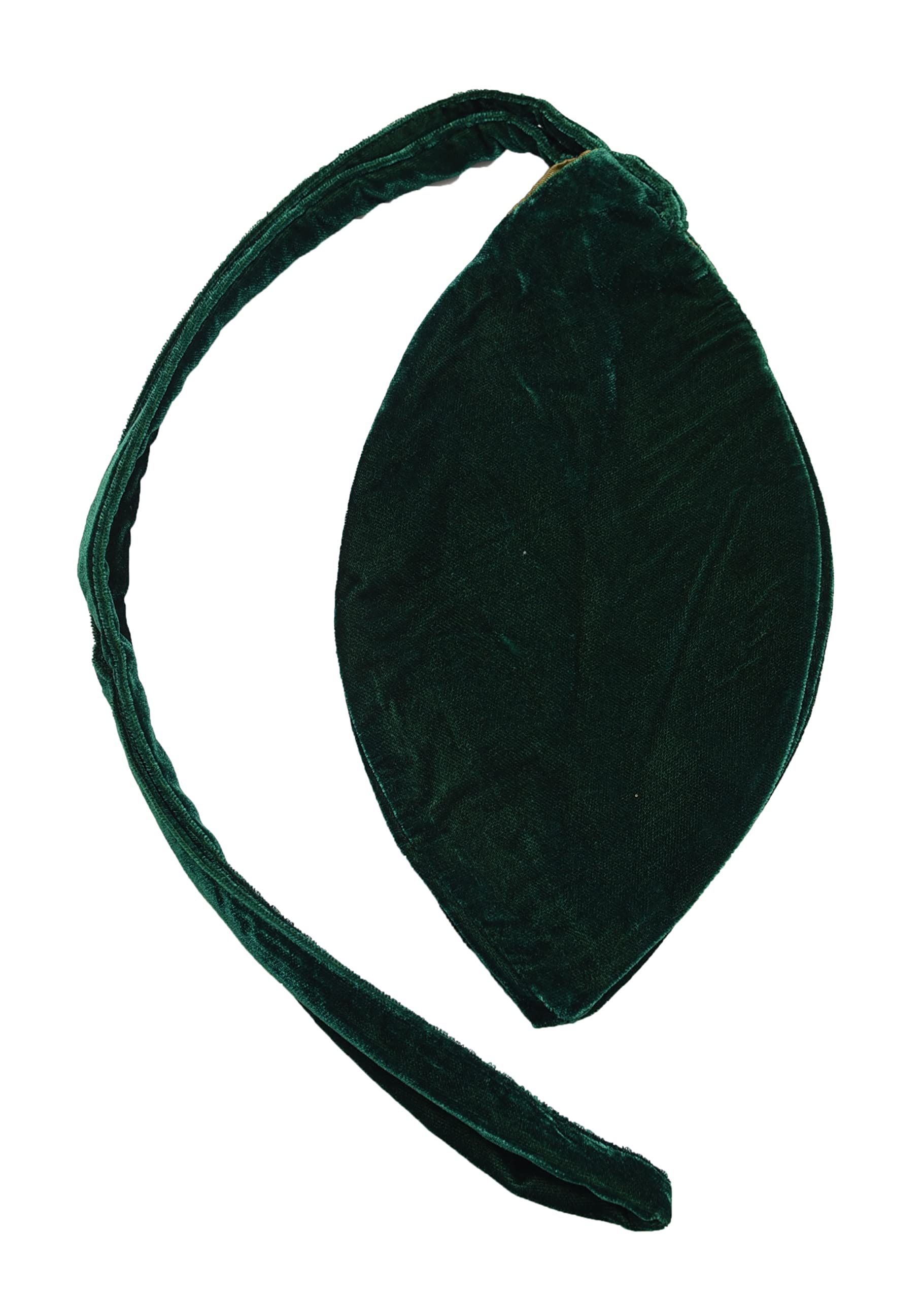 Spiritual World Hare Krishna Velvet Bead Bag/Japa Mala Bag/Jholi/Chanting Bag with Zip Pocket, Green, One Size, ECN-JBG-31