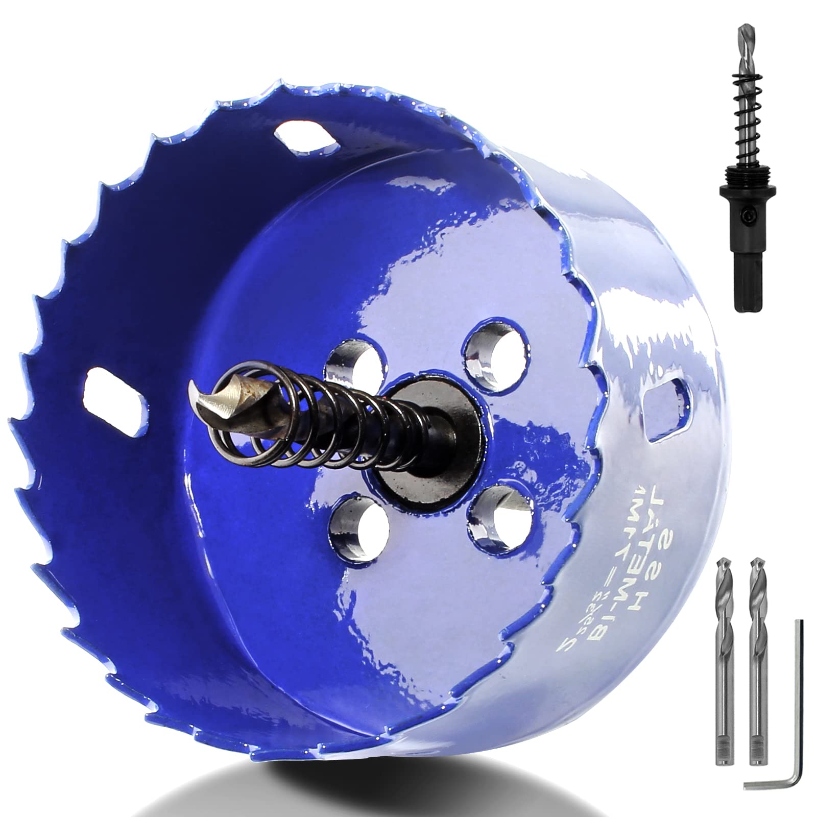Luomorgo 71mm/2.8 inch Hole Saw, 1 1/4 inch Cutting Depth HSS Bi-Metal Hole Cutter for Wood Cornhole Boards Plastic Drywall & Metal Sheet โ image 1
