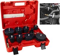 Vista 10 de Probador de Fugas del Sistema Turbo, Kit de Probador de Fugas Turbo Boost 10PCS Probador de Fugas con Manómetro Probador de Fugas de Presión