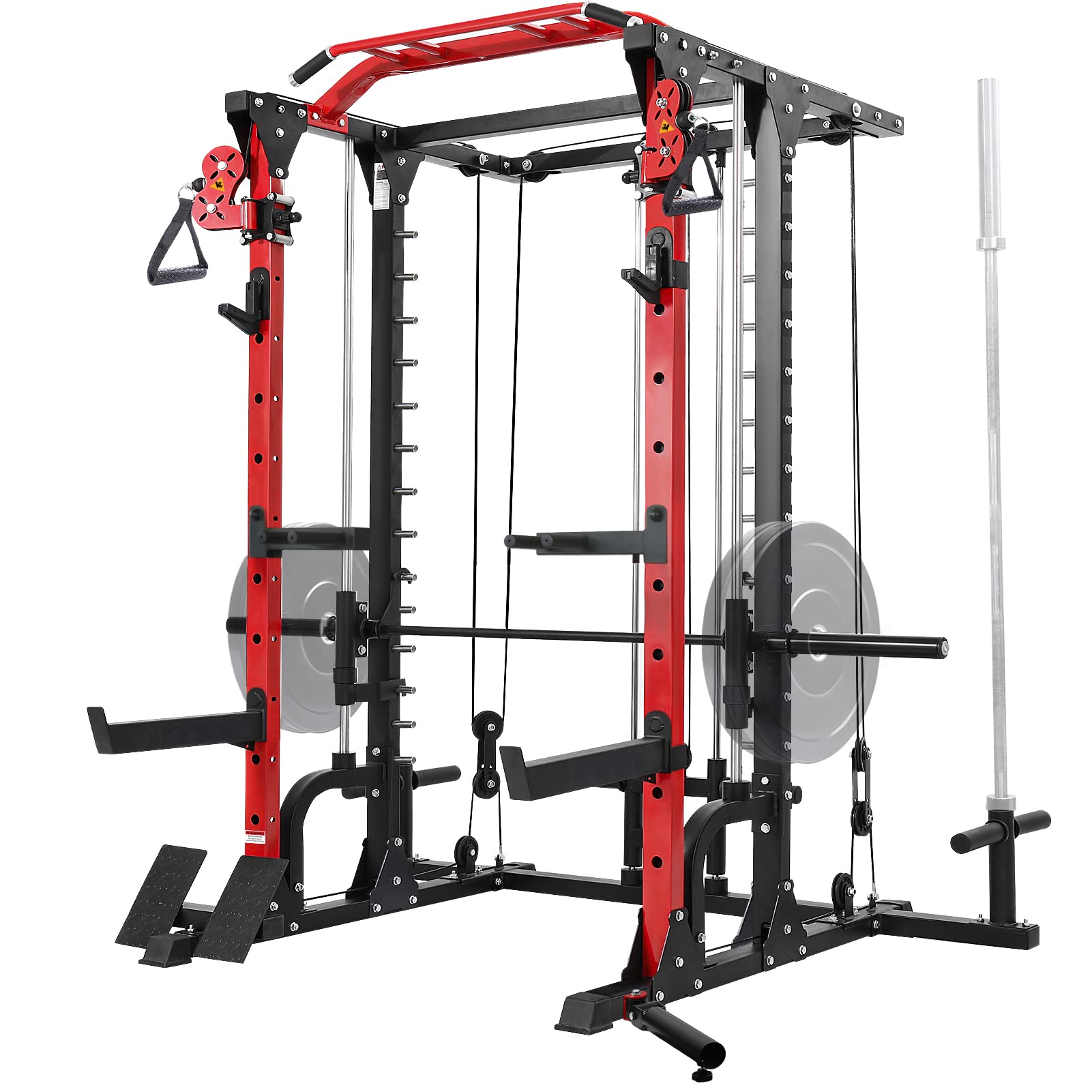 Buy ER KANG Power Cage with LAT Pulldown System, 1200LB Capacity Weight