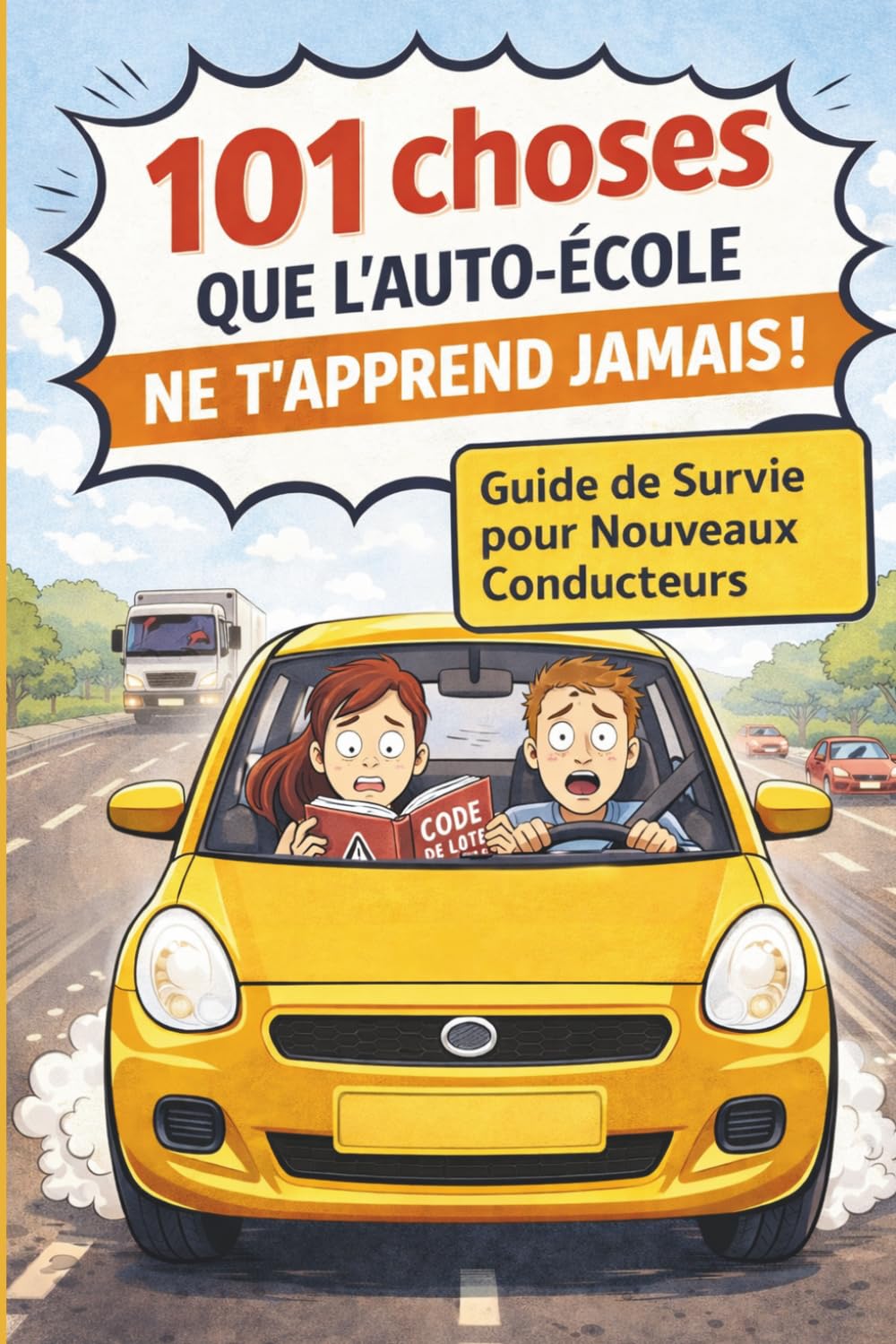 101 choses que l’auto-école ne t’apprend jamais: Le guide de survie du jeune conducteur – le cadeau drôle parfait après l’obtention du permis