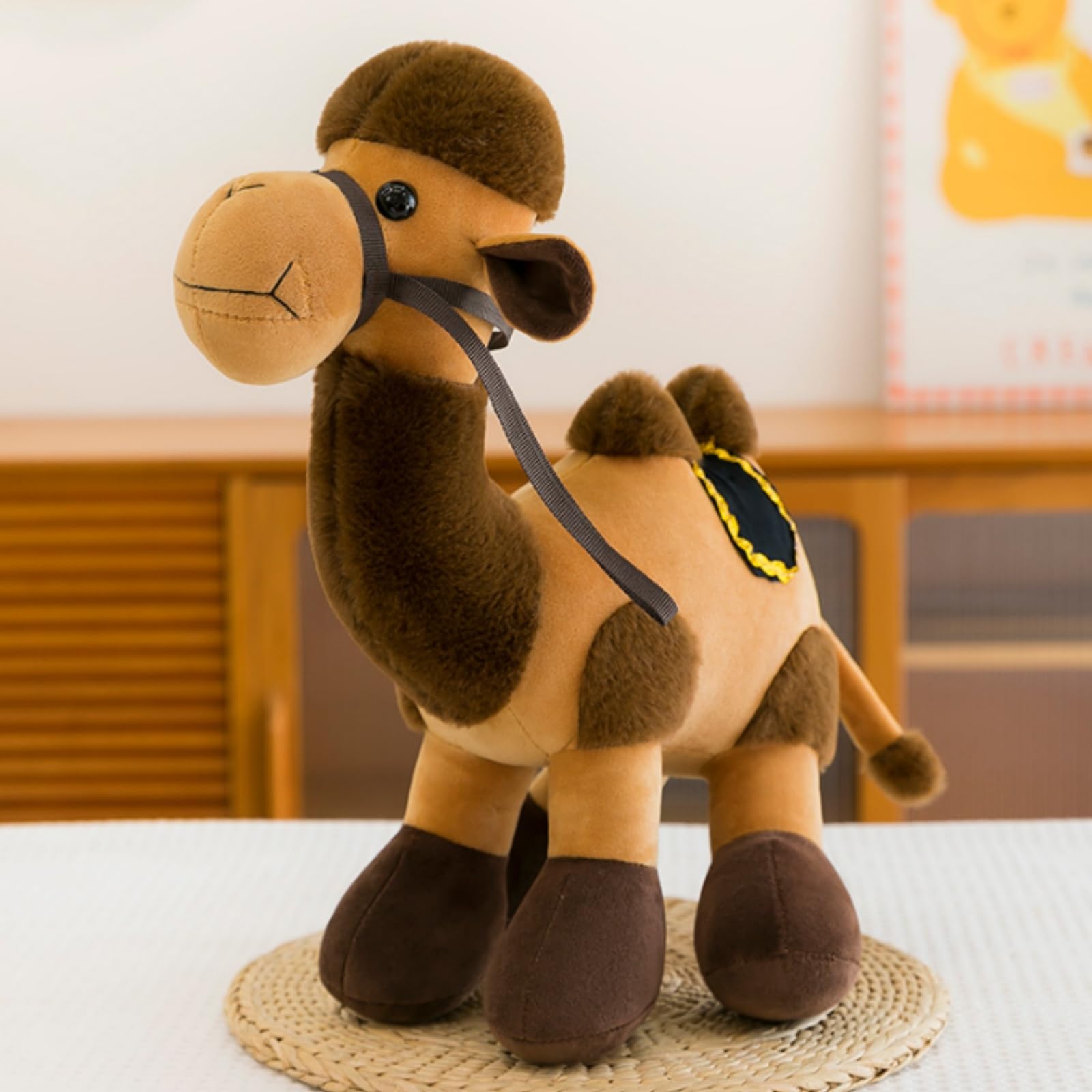 OUKEYI Camel Plush Toy, 11.8"/30cm Cute Camel Stuffed Animal,Desktop Decoration， Occasions Great Gift for Kids, Lovers, Friends Soft, Huggable