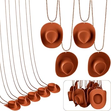 Tudomro 24 Pcs Western Party Favors Cowboy Cowgirl Mini Hat, Rustic Style