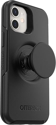 Miniatura 2 de OtterBox Otter + POP Symmetry Series - Funda para iPhone 12 Mini, color negro