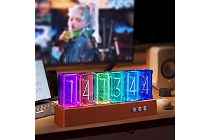 Retro Glows Analog Nixie Tube Clock