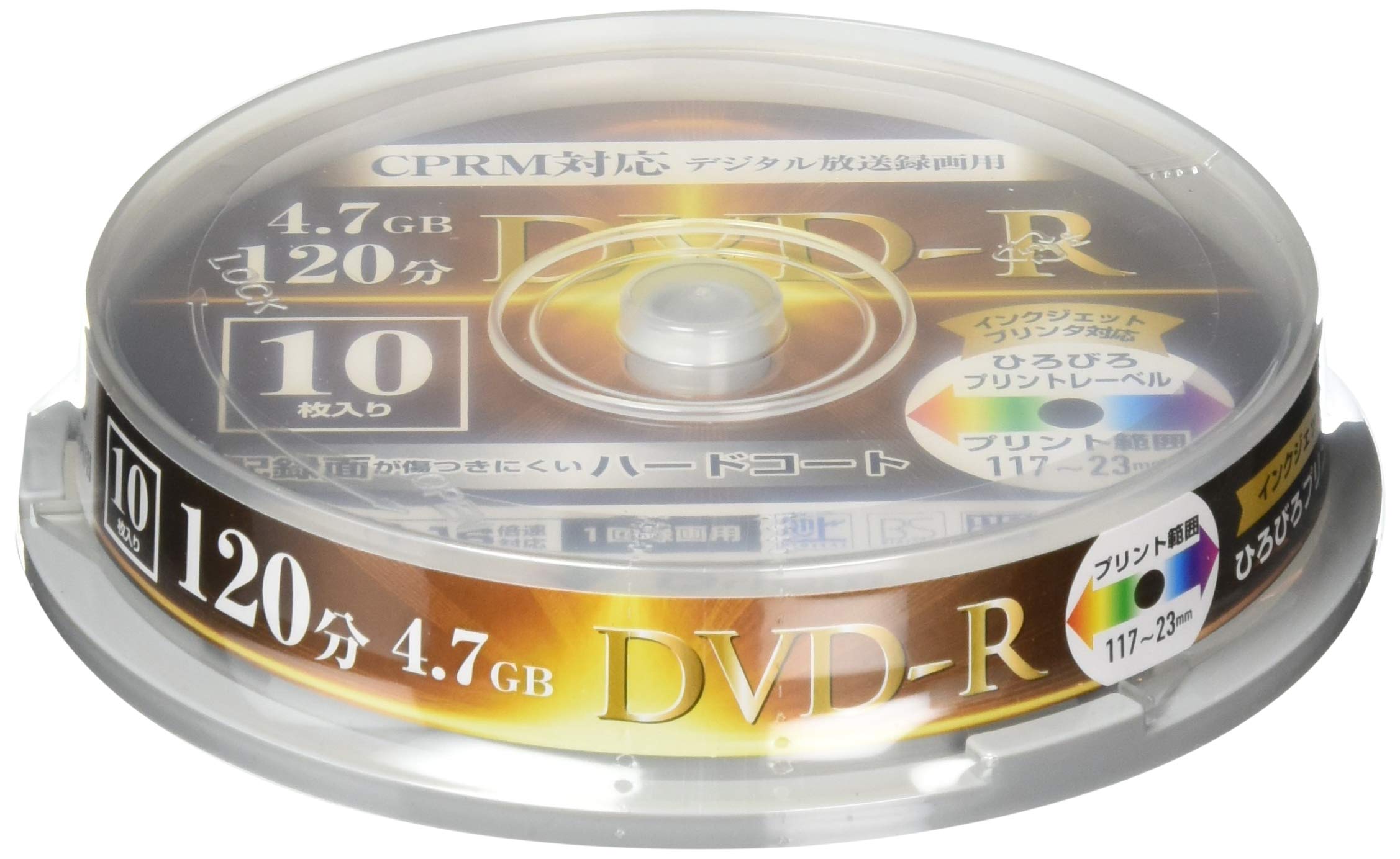 Amazon.co.jp: [山善] DVD-R 1回録画用 デジタル放送録画 1-16
