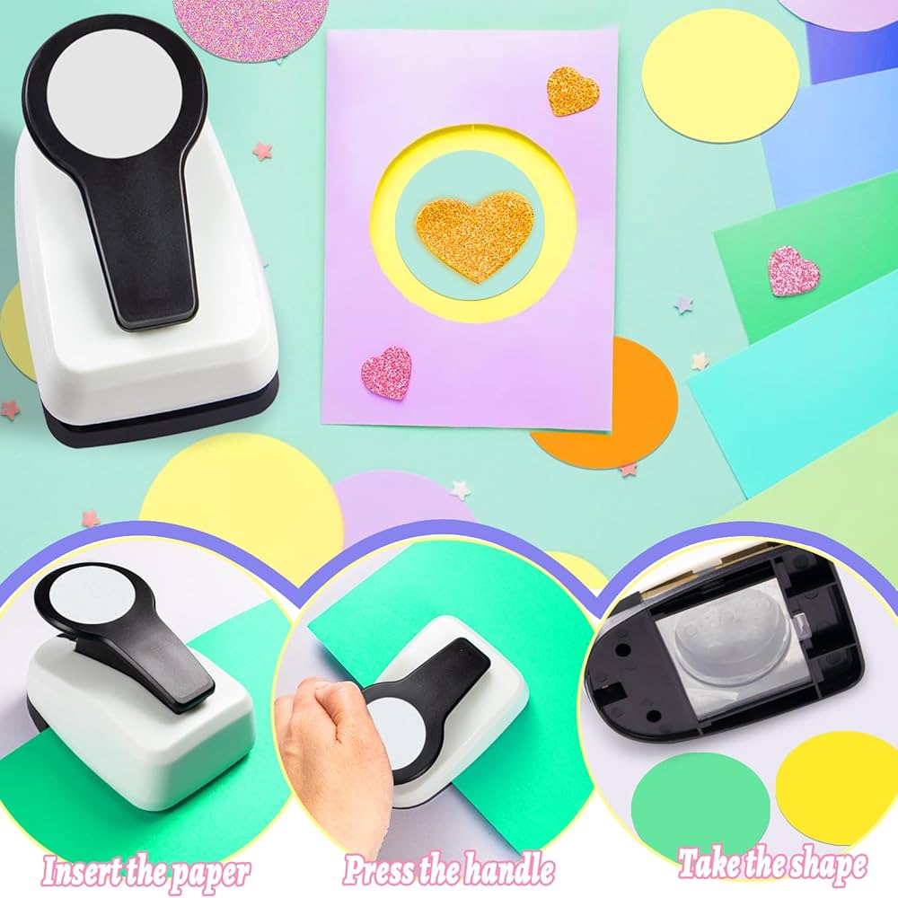 Amazon.com : Circle Punch 2 inch, Circle Paper Punch, Hole