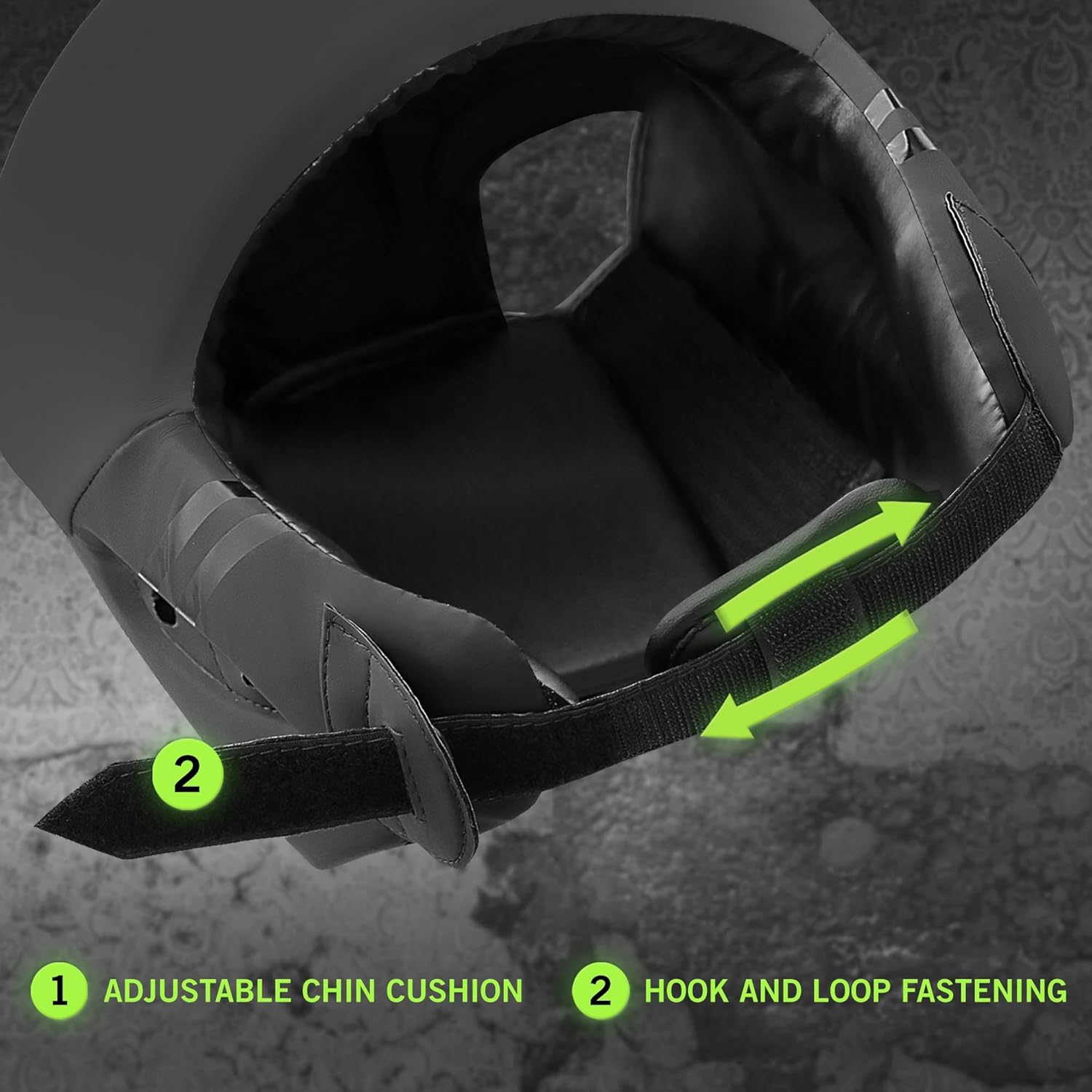 Mytra Fusion Boxing Headgear - Sparring Gear with Adjustable Strap MMA, Muay Thai, Kickboxing, Martial Arts, Karate, Head Gear - Image 3