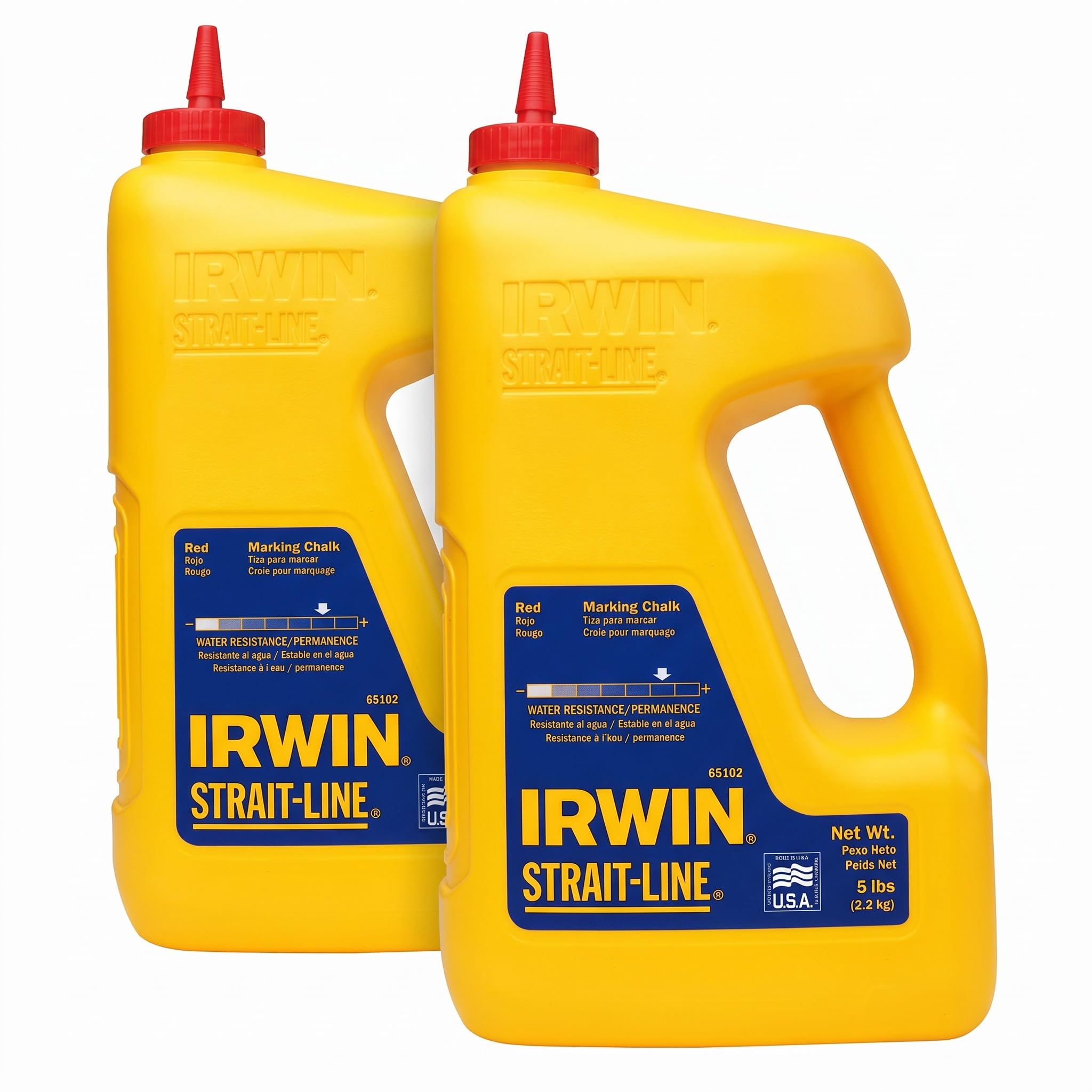 Irwin Tools IRWIN STRAIT-LINE Marking Chalk, Standard, Red, 5 lbs (65102) — Amazon image 2