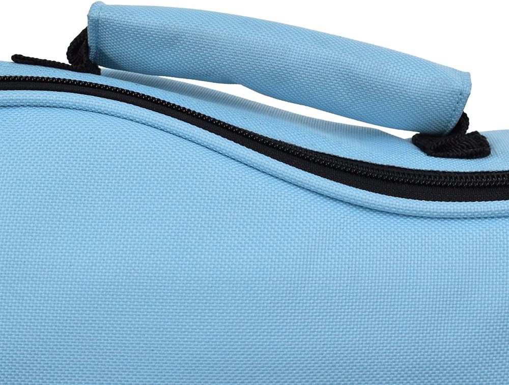 CLOUDMUSIC Ukulele Case Gig Bag Padded Backpack For Soprano 21" Inch(Soprano, Sky Blue)