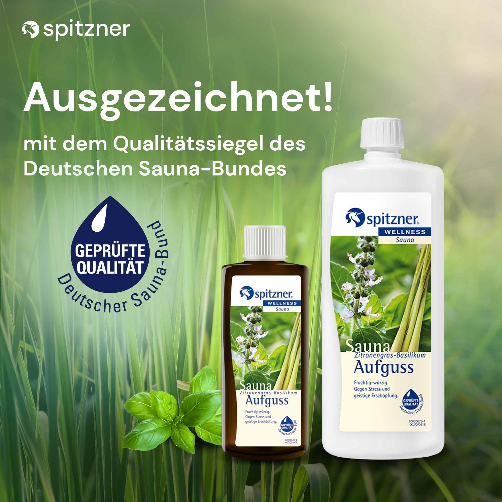 Esencia para saunas "Hierba limón-Albahaca" (190 ml) de Spitzner