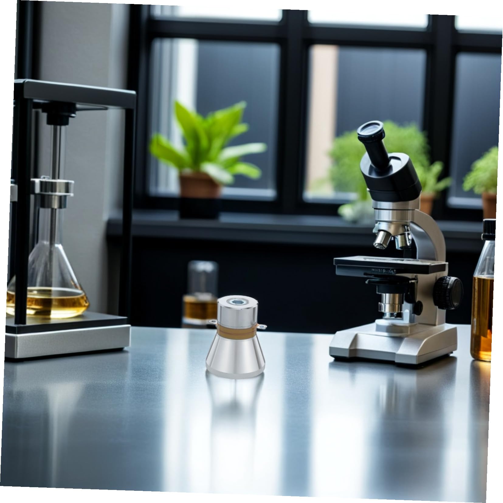 Gadpiparty Cabezal y Material de Hierro y 60w de 28khz Diseño Ergonómico para Limpieza Industrial y Doméstica para Equipos de y Joyería