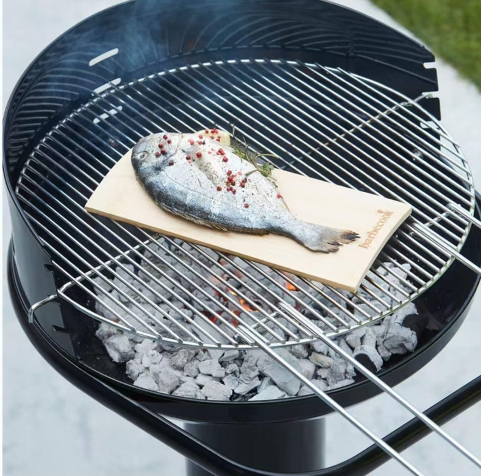 Griglia rotonda per barbecue, Grassetto in acciaio inox, Griglie per barbecue, Varie dimensioni, Grill barbecue, Graticola per barbecue, Griglia da forno per barbecue, picnic, cottura all'aperto