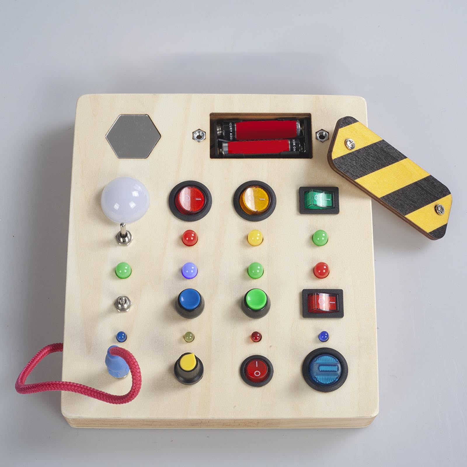 Tablero de Actividades de Madera, Juguete de Desarrollo, Juguete para Niños de 1 a 4 años.