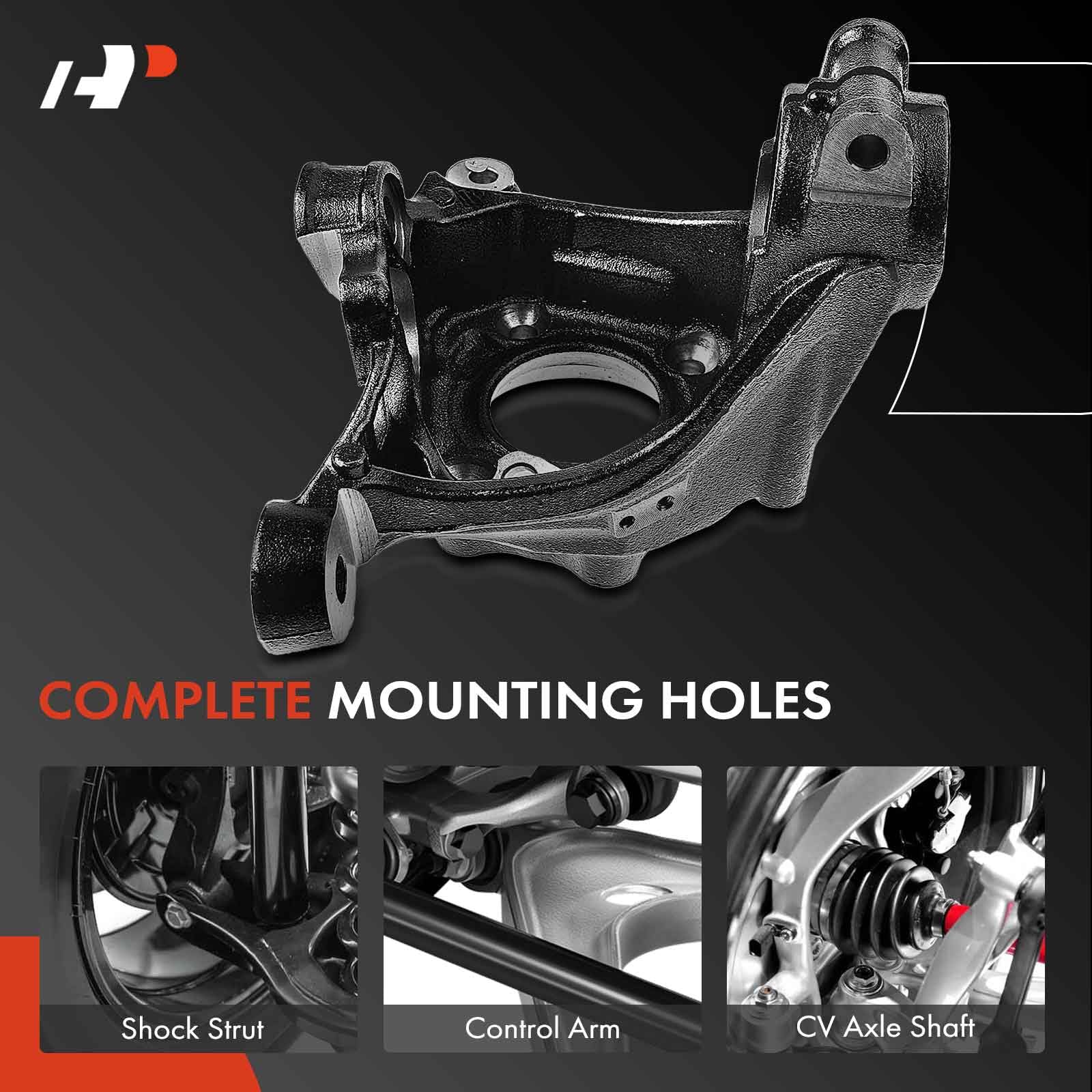Amazon.com: A-Premium Front Suspension Steering Knuckle Compatible  