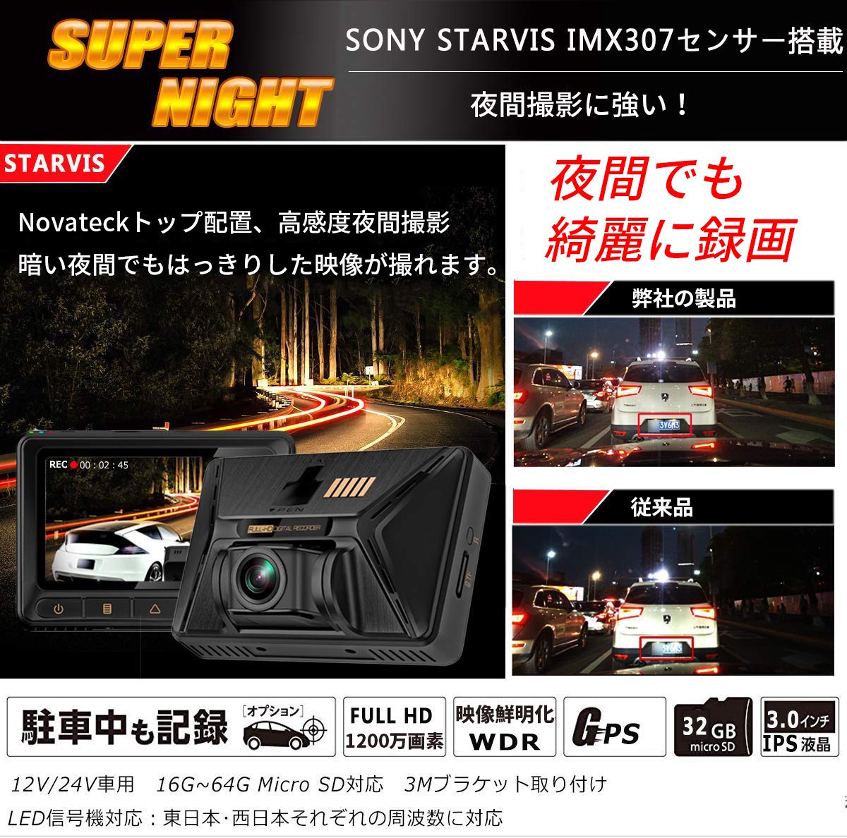 Amazon.co.jp: YAZACO: ドライブレコーダー