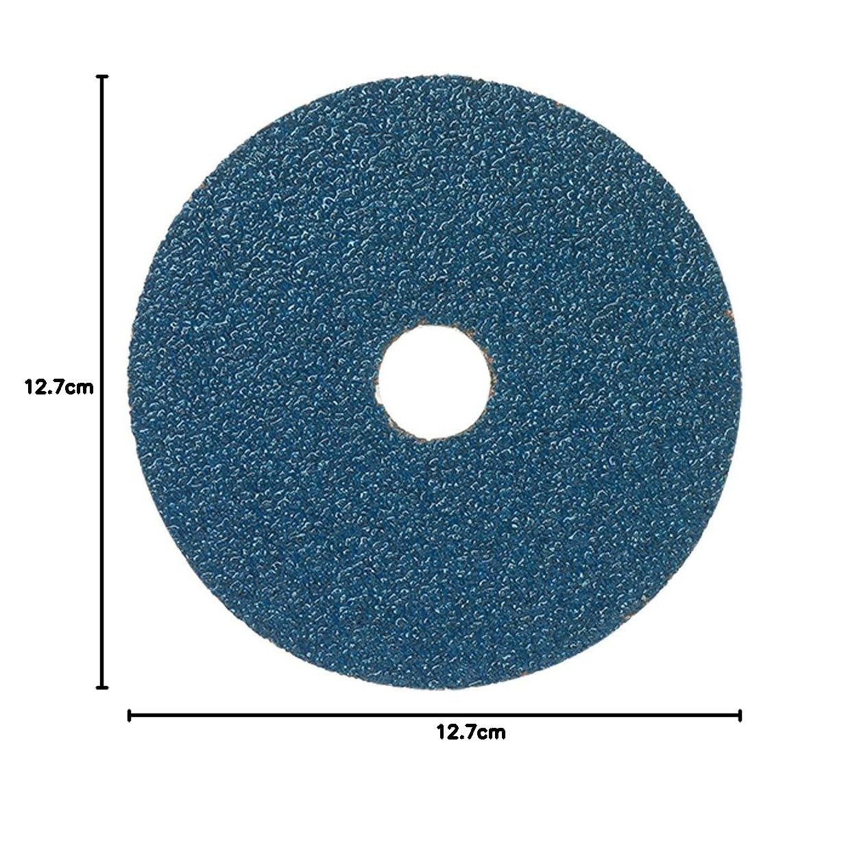 Mercer Industries 308024 - Discos de fibra de resina de circonio (25 unidades), 5 x 7/8 pulgadas