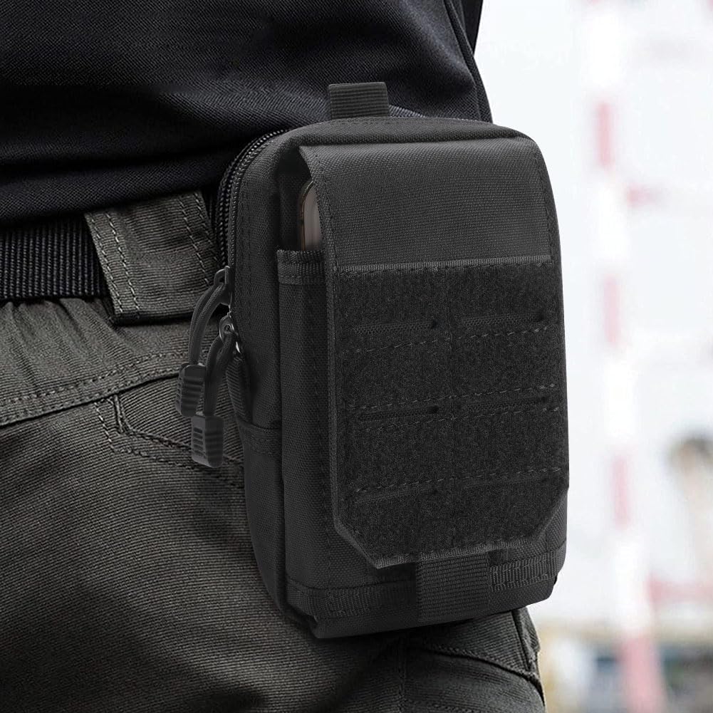 Sacoche Tactique Ceinture MOLLE Flintronic - Nylon 600D - Organisation EDC Pour Randonnée Et Vélo - 3