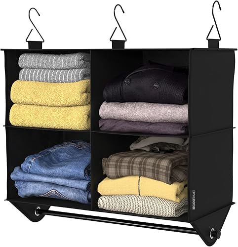 Miniatura 11 de ClosetMaid 20504 Bolsa de almacenamiento plegable debajo de la cama con asas, cierre de cremallera y ventana transparente para suéteres, zapatos,