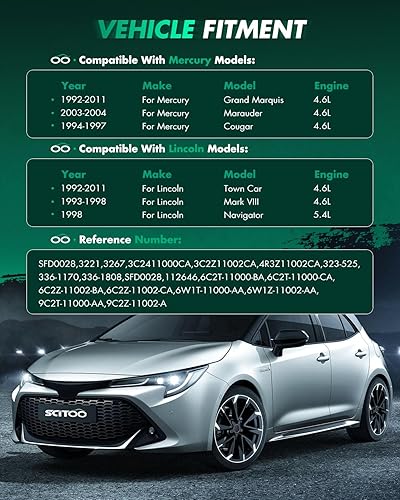 Miniatura 489 de SCITOO Arrancadores Nuevo Ajuste para Nissan Frontier Pickup Xterra 2002 2003 2004 3.3L 17859