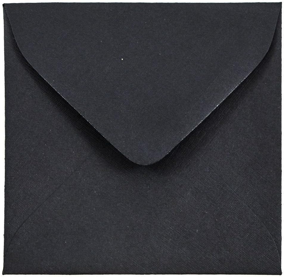 JAM PAPER 3 1/8 x 3 1/8 Square Recycled Invitation Envelopes - Brown Kraft Paper Bag - 50/Pack