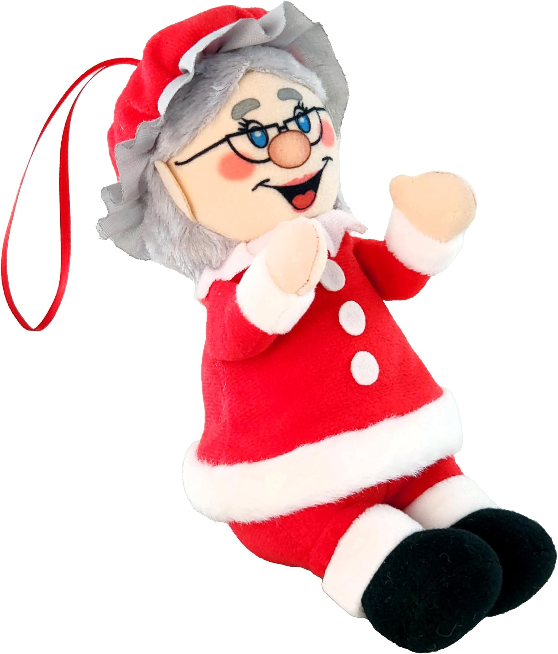Farting Mrs Santa Claus Funny-Christmas-Ornaments Stocking Stuffer-Christmas-Gag-Gifts She Farts The Song Deck The Halls When You Press Her Body Measures 8 Inches Very Cute